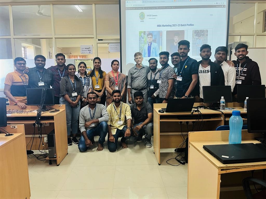 Course Completion for MBA Marketing Students @ Vidyavardhaka College of Engineering, Department of Business Administration, Mysuru